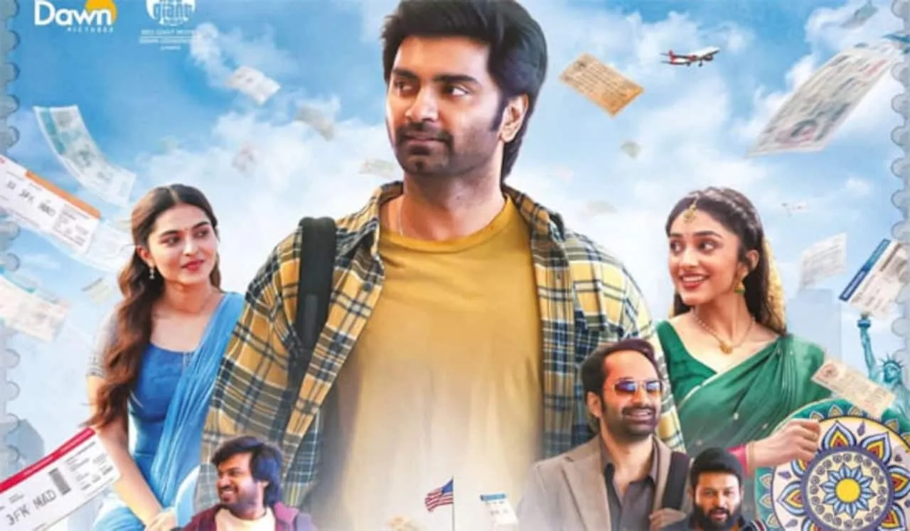 Idhayam Murali character poster with Atharvaa flanked by Preity Mukhundhan and Kayadu Lohar, with Fahadh Faasil below