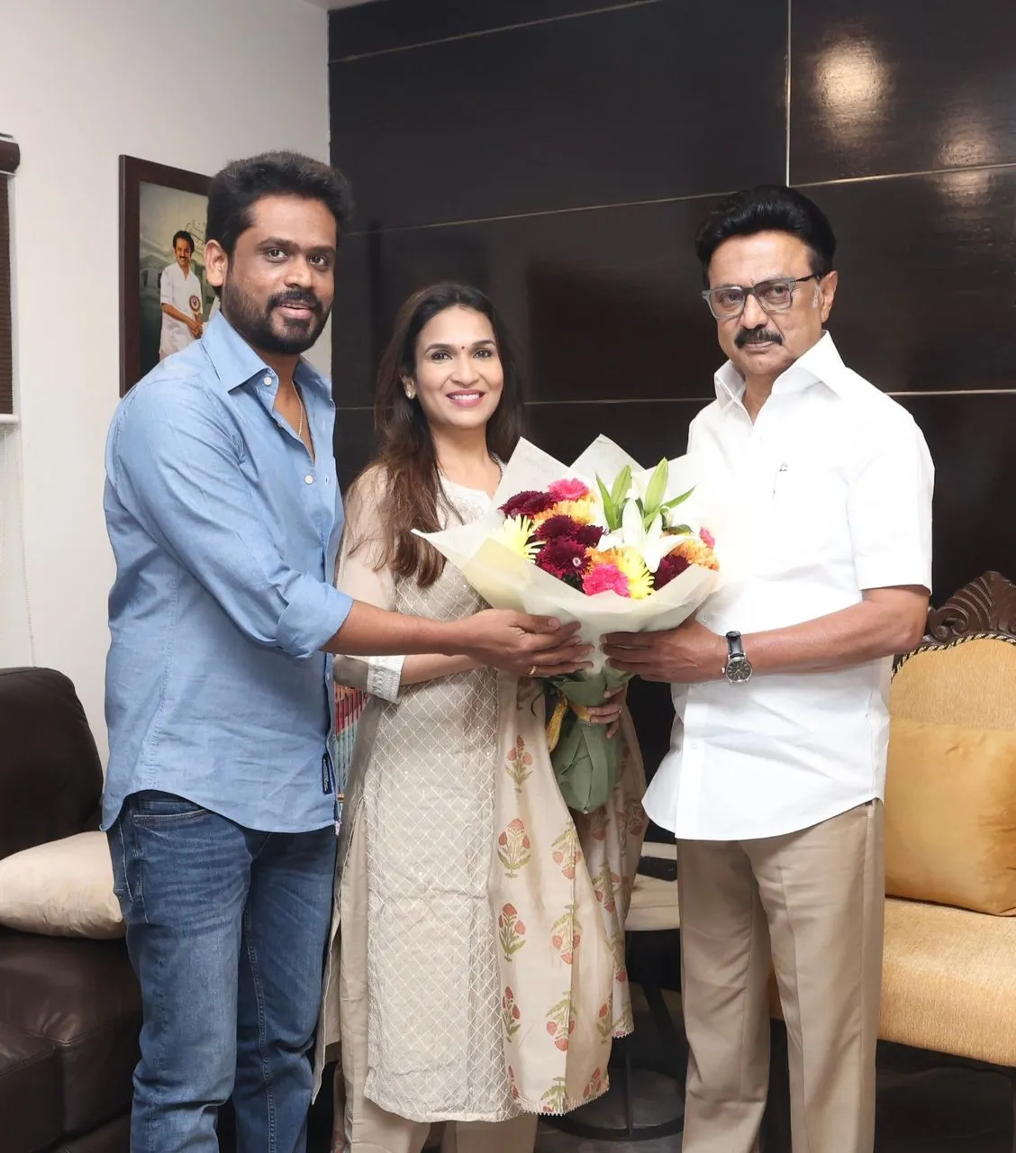 With Love producers meet Tamil Nadu CM M.K. Stalin