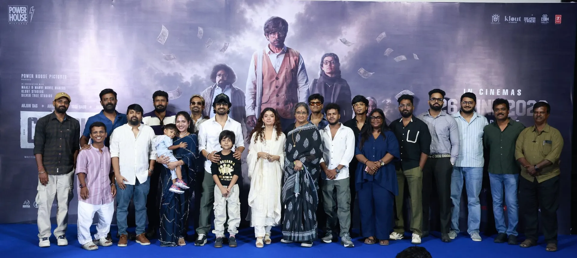 The Con City cast and crew at the film's trailer launch in Chennai