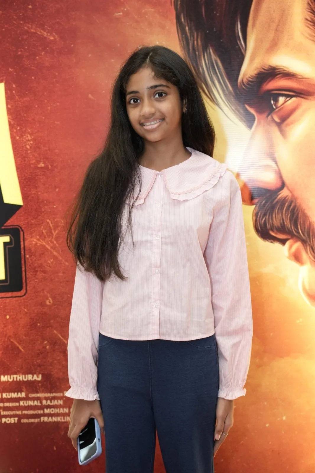 Sahasra, who plays Sethupathi's daughter Thenmozhi